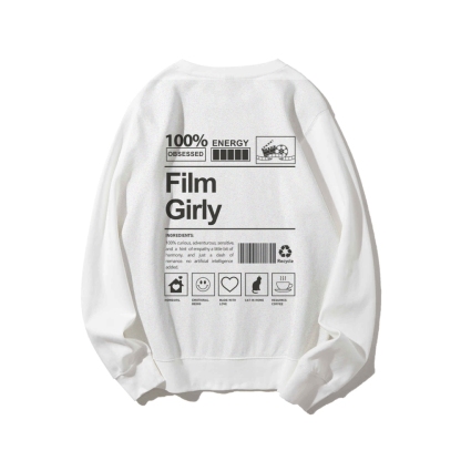 Film Giry Casual Crewneck Sweatshirt-moweekender