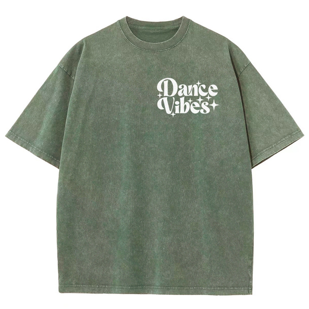 dance vibes Unisex Fit Washed T-Shirt-moweekender