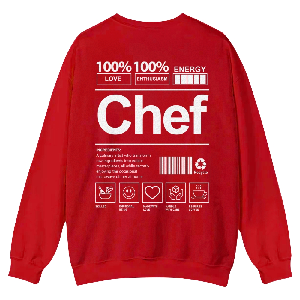 Chef Casual Crewneck Sweatshirt-moweekender