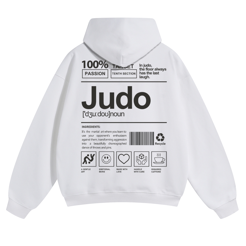 Judo Unisex Casual Anime Print Hoodie-moweekender