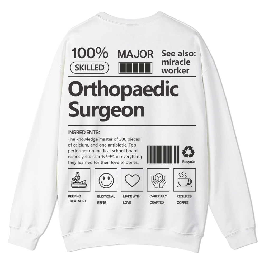 Orthopaedic Surgeon Casual Crewneck Sweatshirt
