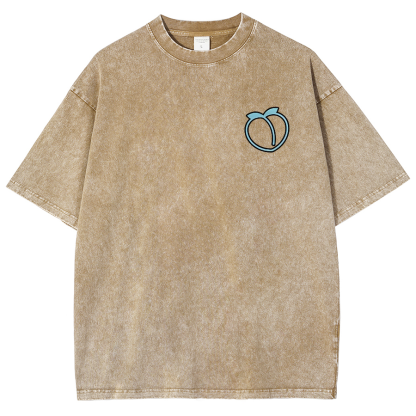 Leave Him And Invest In Your Glotes Unisex Fit Washed T-Shirt-moweekender