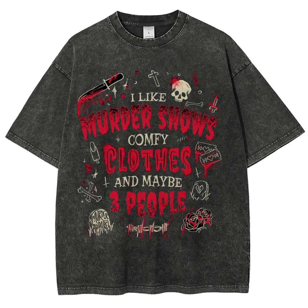 Story Of My Life Vintage Snowflake Washed T-Shirt-moweekender