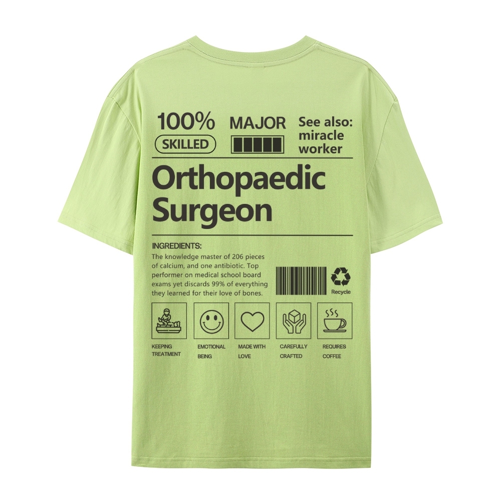 Orthopaedic Surgeon Casual Short Sleeve T-Shirt-moweekender