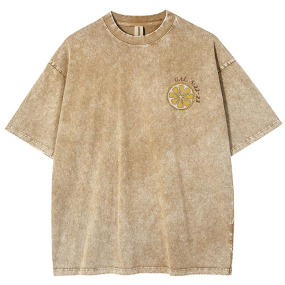 Fruit Of The Spirit Vintage Snowflake Washed T-Shirt-moweekender