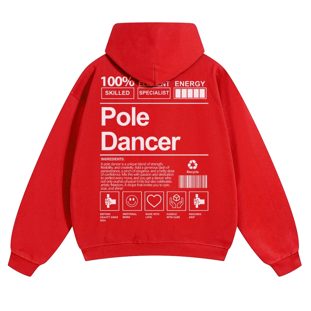 Pole Dancer Solid Color Hoodie
