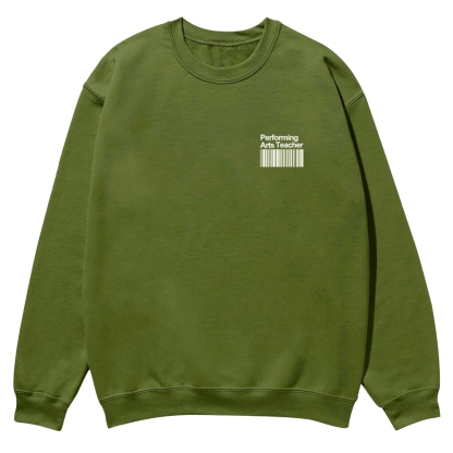 Performing Arts Teacher Casual Crewneck Sweatshirt-moweekender