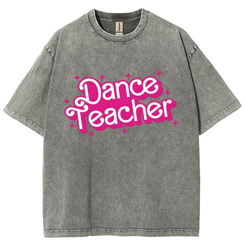 dance teacher Unisex Fit Washed T-Shirt-moweekender