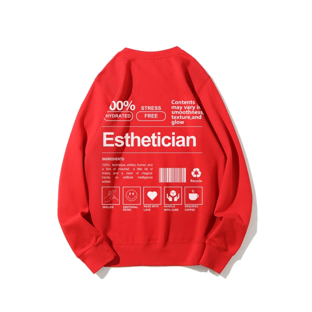 Esthetician Casual Crewneck Sweatshirt-moweekender