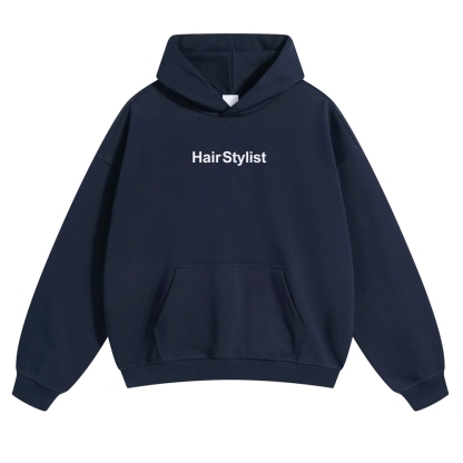 Hair Stylist Pattern Unisex Casual Anime Print Hoodie-moweekender