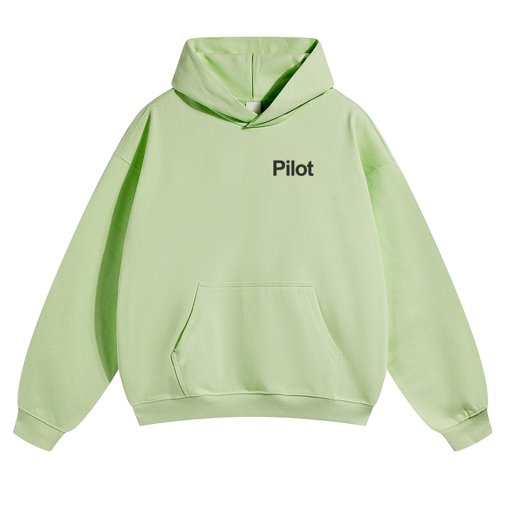 Pilot Solid Color Hoodie-moweekender