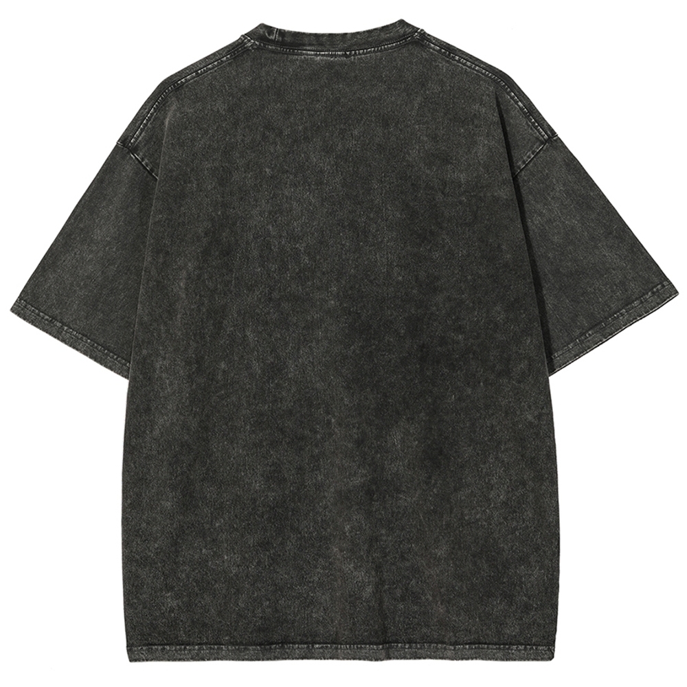 Go Hiking Vintage Snowflake Washed T-Shirt-moweekender
