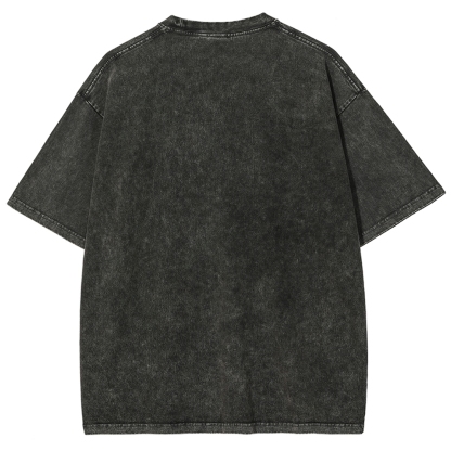 Go Hiking Vintage Snowflake Washed T-Shirt-moweekender