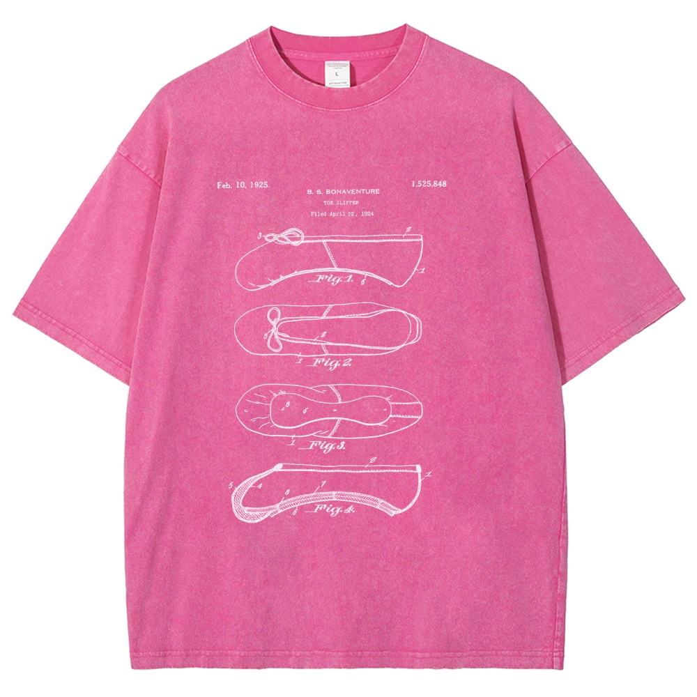 Ballet Unisex Fit Washed T-Shirt-moweekender