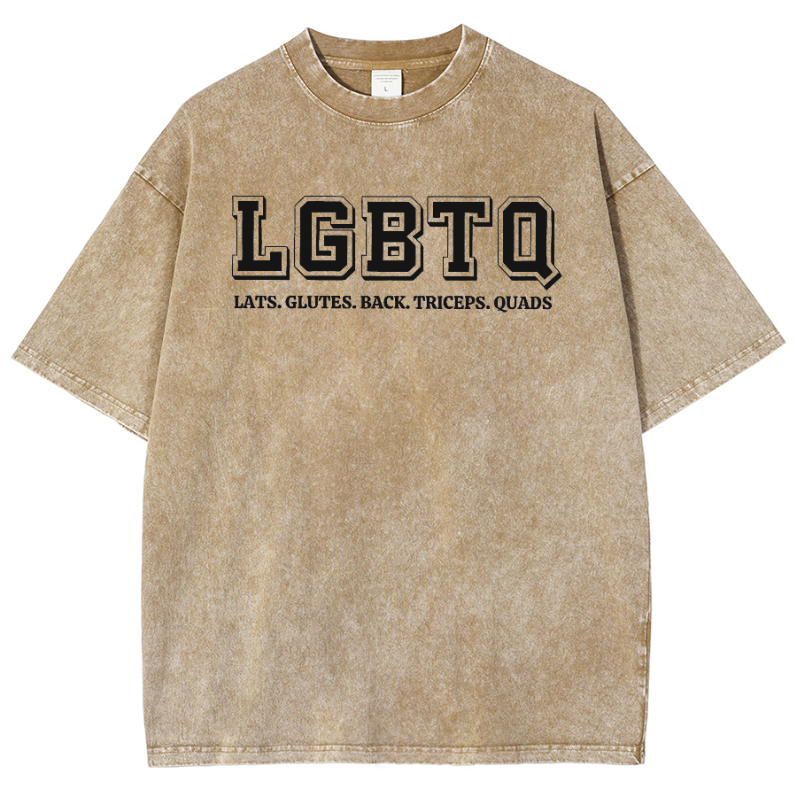 LGBTQ Unisex Fit Washed Oversized T-Shirt-moweekender