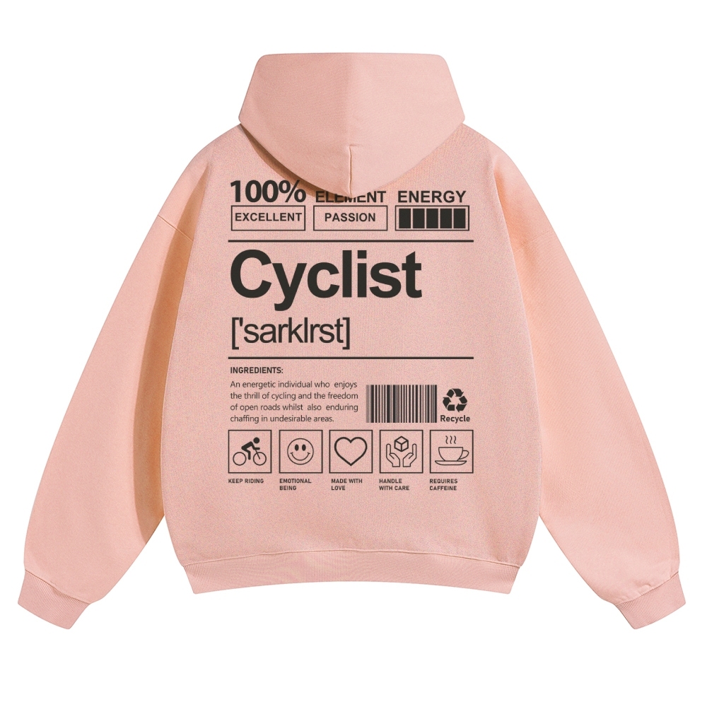 Cyclist Solid Color Hoodie