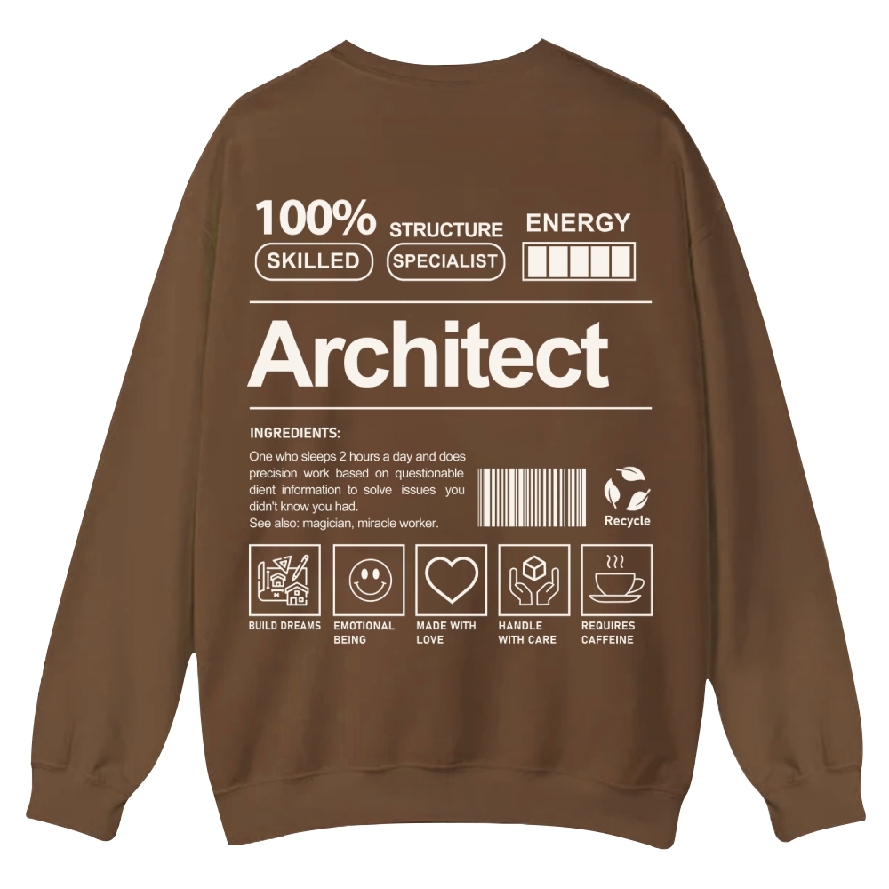 Architect Casual Crewneck Sweatshirt
