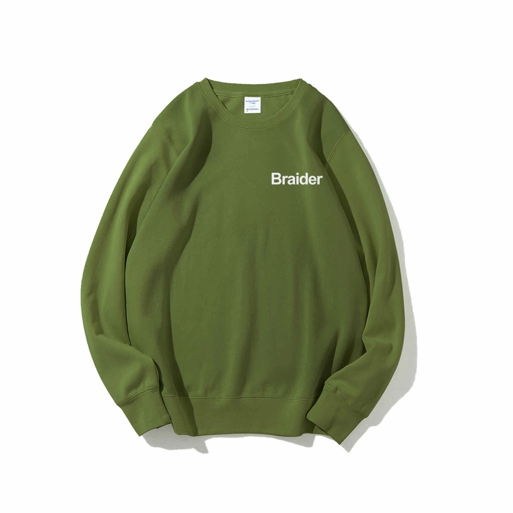 Braider Artist Casual Crewneck Sweatshirt-moweekender