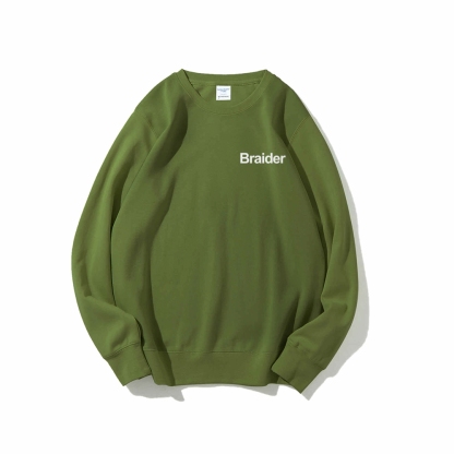 Braider Artist Casual Crewneck Sweatshirt-moweekender