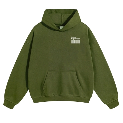 Script Supervisor Unisex Casual Anime Print Hoodie-moweekender