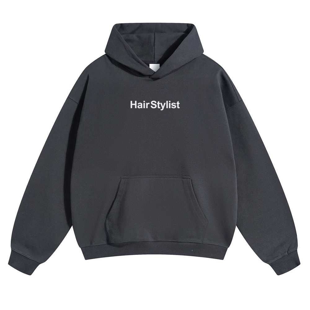 Hair Stylist Pattern Unisex Casual Anime Print Hoodie-moweekender