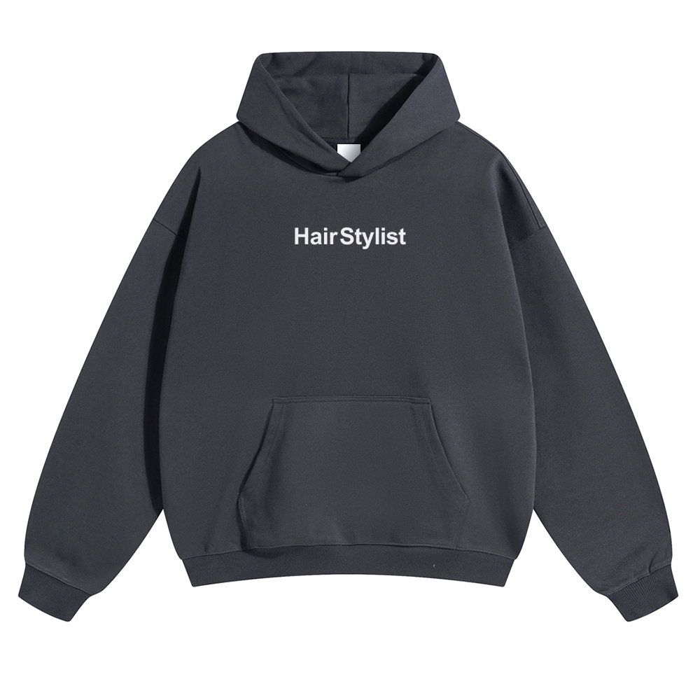 Hair Stylist Pattern Unisex Casual Anime Print Hoodie-moweekender