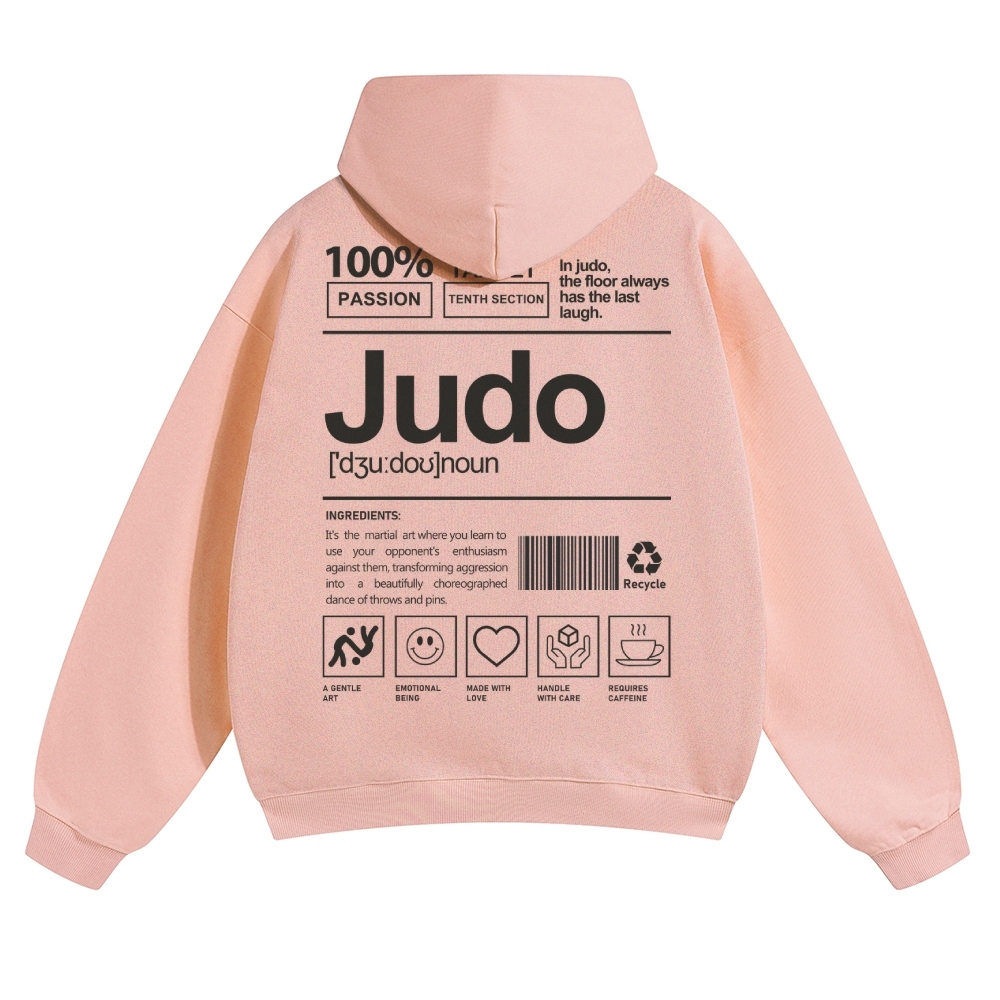Judo Unisex Casual Anime Print Hoodie-moweekender