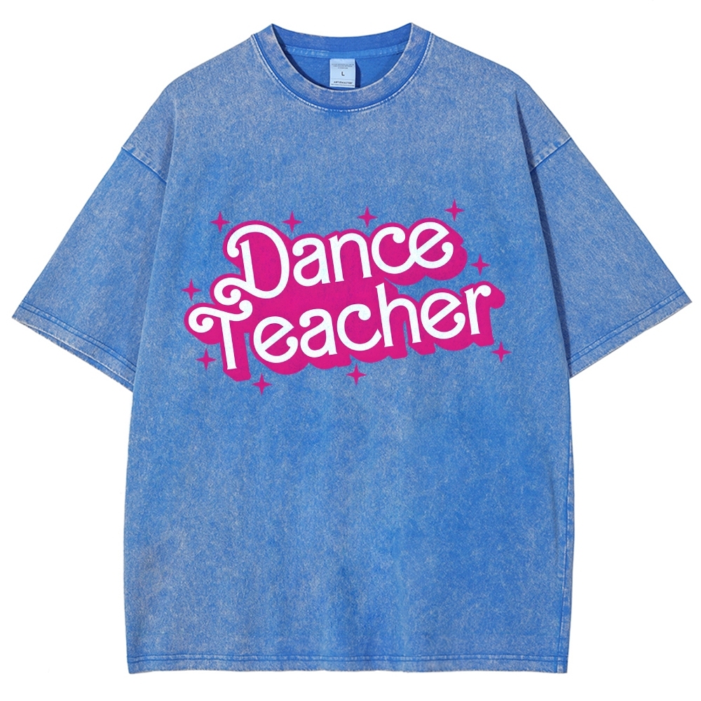 dance teacher Unisex Fit Washed T-Shirt-moweekender