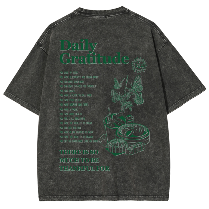 Grateful Aesthetic Summer Unisex Fit Washed T-Shirt-moweekender