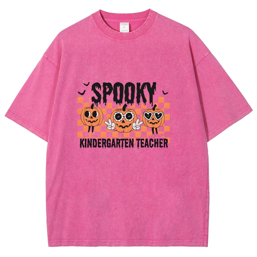 Halloween Unisex Fit Washed T-Shirt-moweekender
