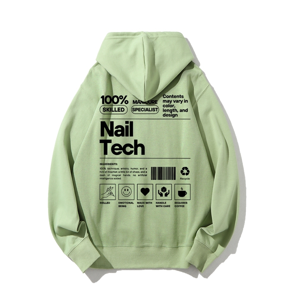 Nail Tech Casual Hoodie-moweekender
