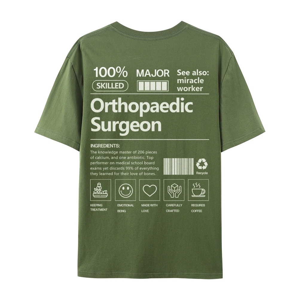 Orthopaedic Surgeon Casual Short Sleeve T-Shirt-moweekender