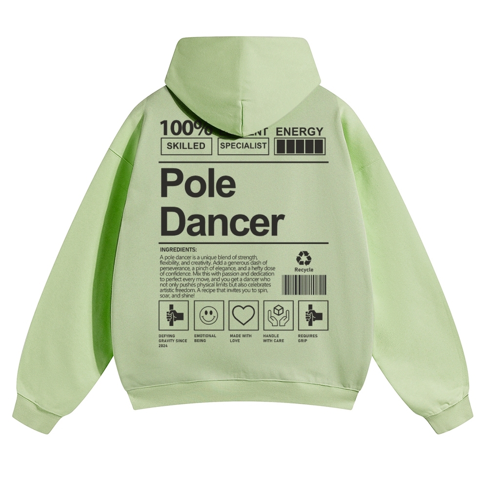 Pole Dancer Solid Color Hoodie