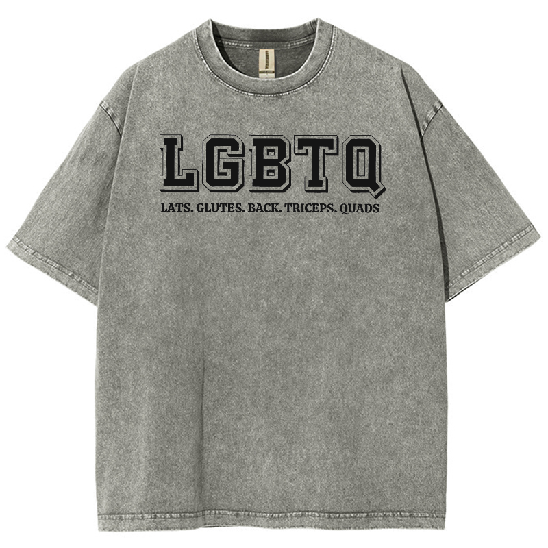 LGBTQ Unisex Fit Washed Oversized T-Shirt-moweekender