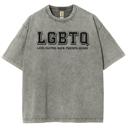 LGBTQ Unisex Fit Washed Oversized T-Shirt-moweekender