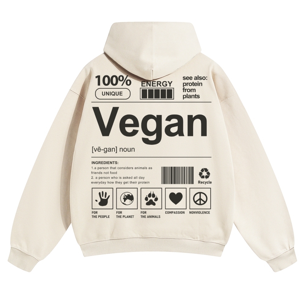 Vegan Unisex Casual Anime Print Hoodie-moweekender