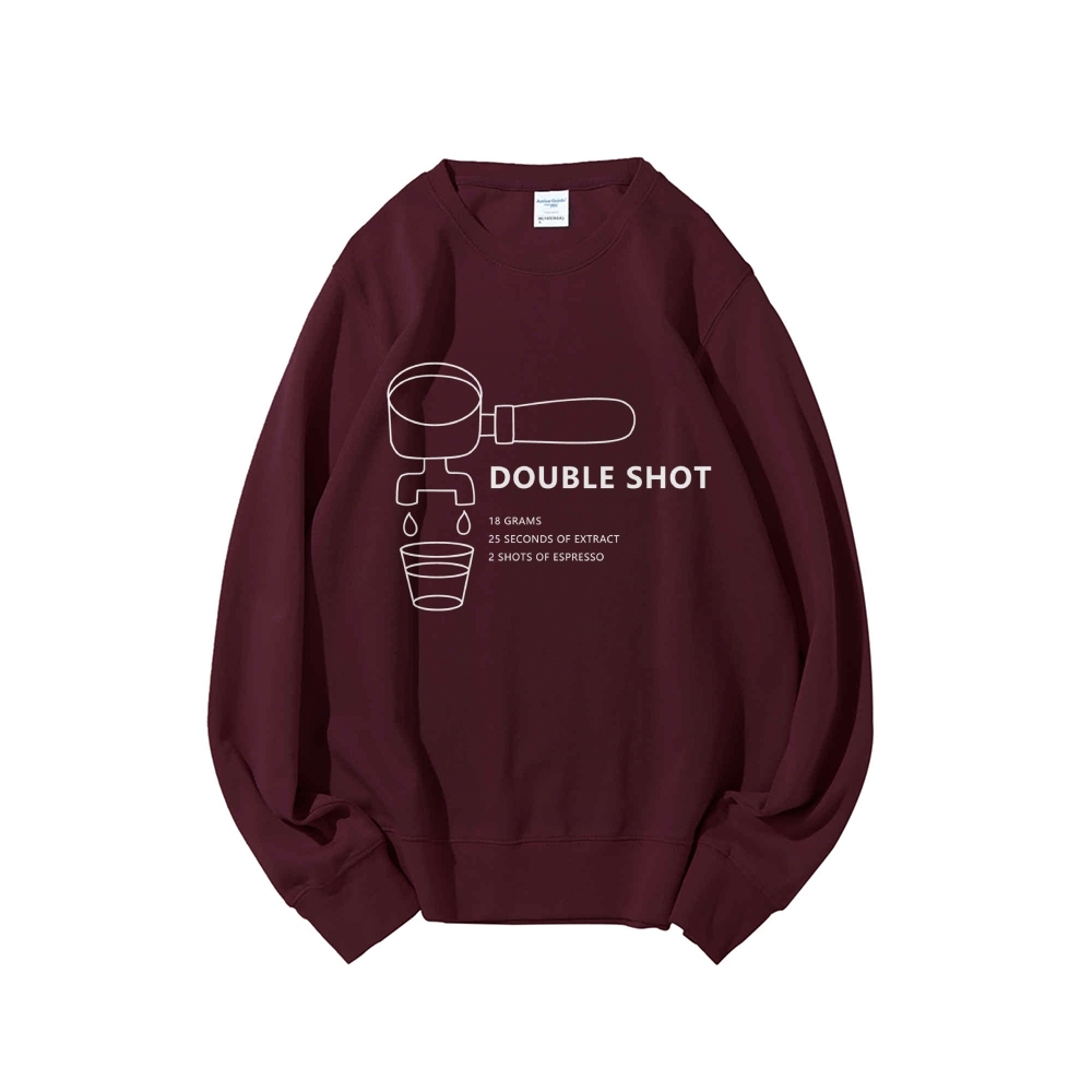 Double Shot Casual Crewneck Sweatshirt-moweekender