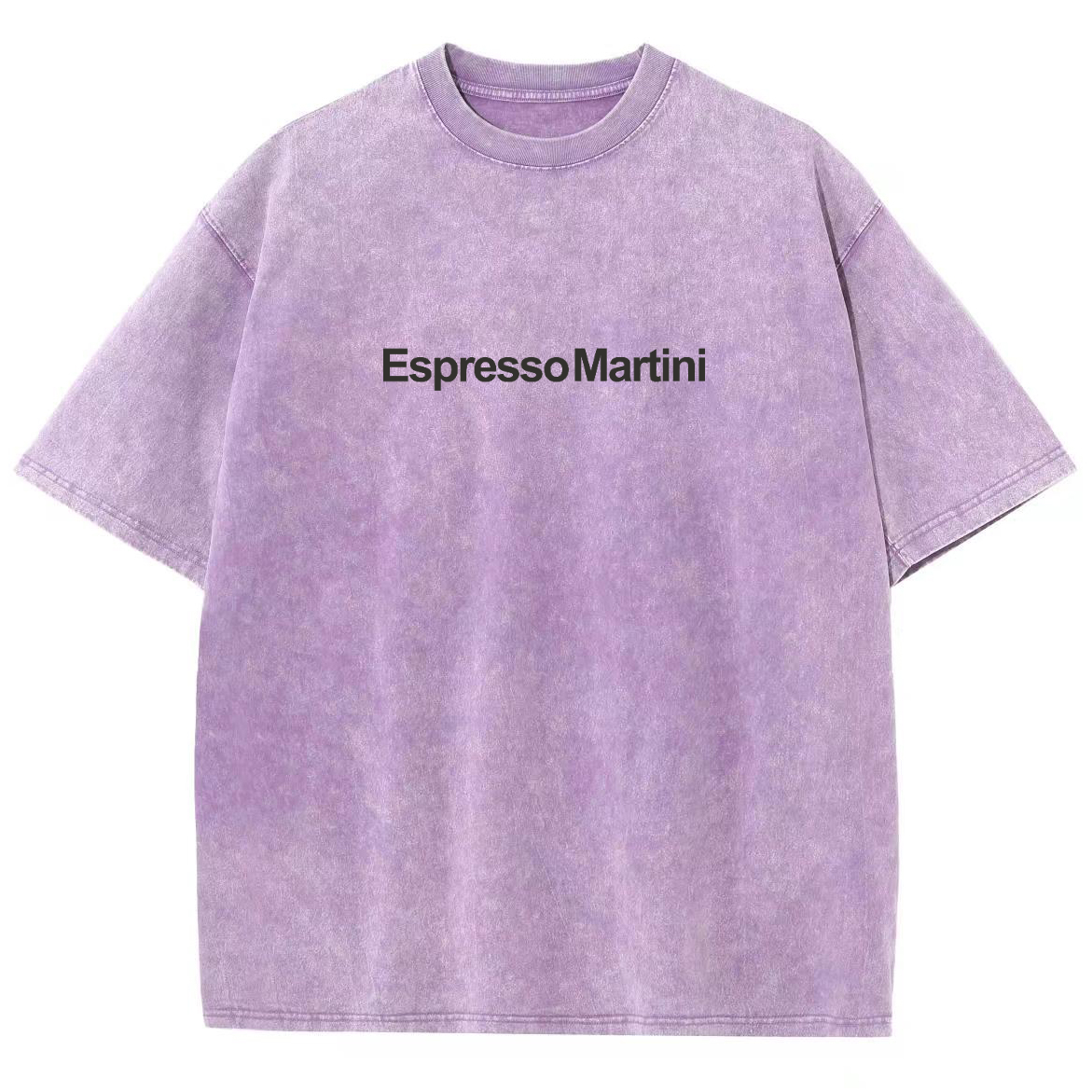 Espresso Martini Unisex Fit Washed Oversized T-Shirt-moweekender