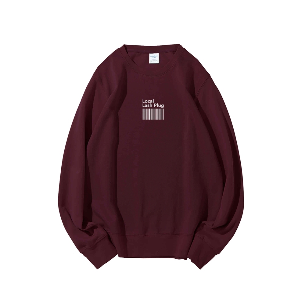 Local Last Plug Long Sleeved Round Neck Sweatshirt-moweekender