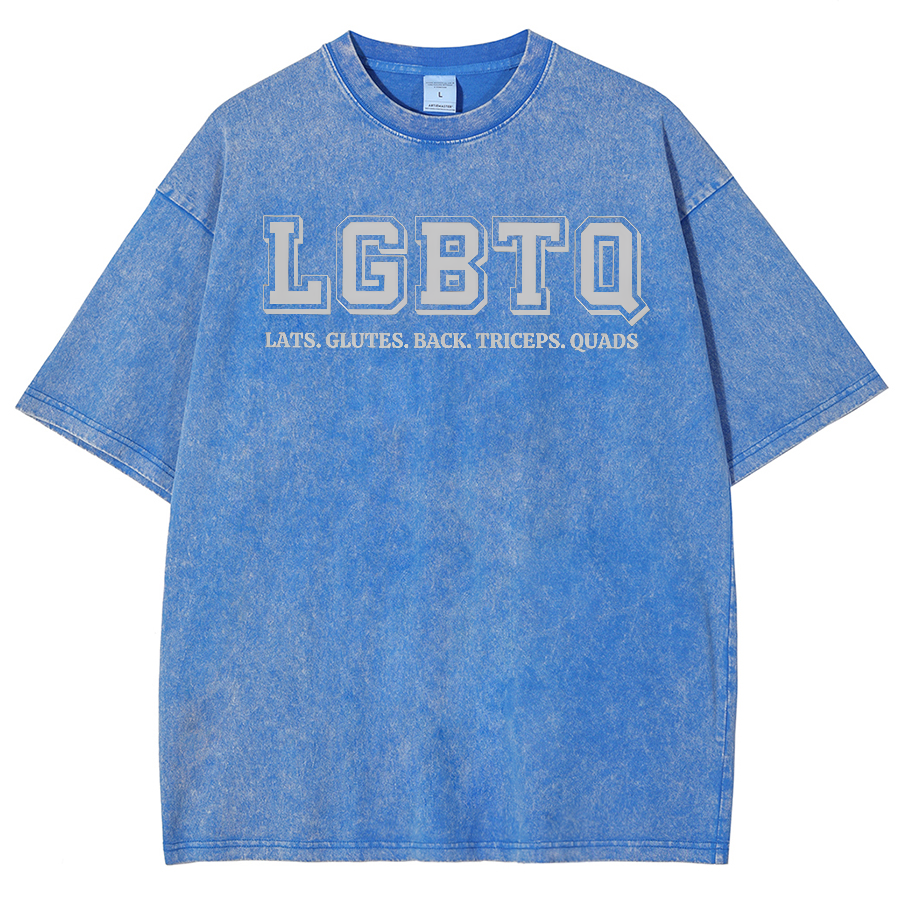 LGBTQ Unisex Fit Washed Oversized T-Shirt-moweekender