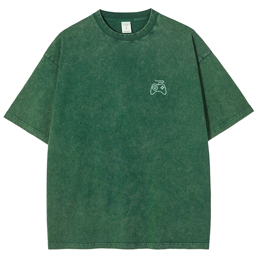 Gamer Unisex Fit Washed T-Shirt-moweekender