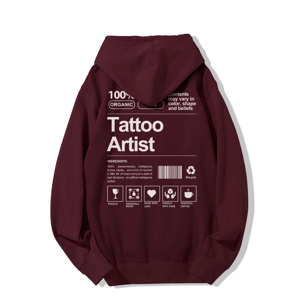 Tattoo Artist Casual Hoodie-moweekender