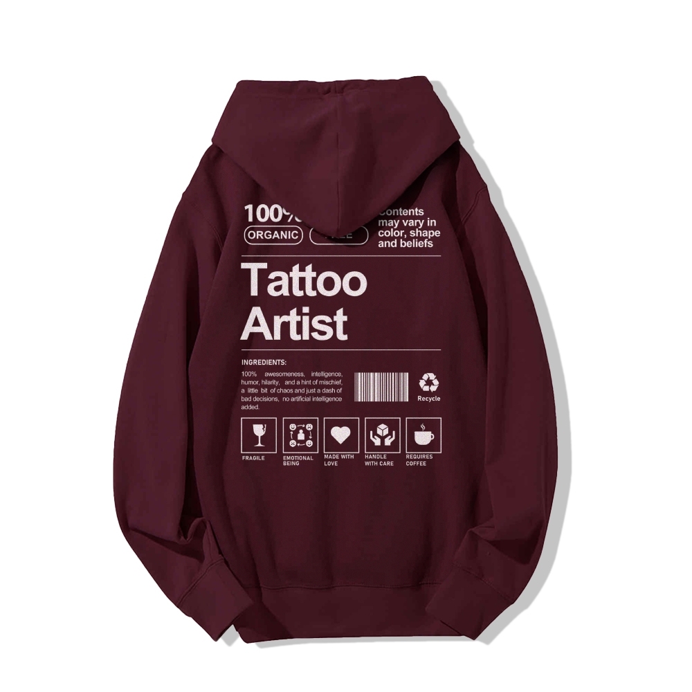 Tattoo Artist Casual Hoodie-moweekender