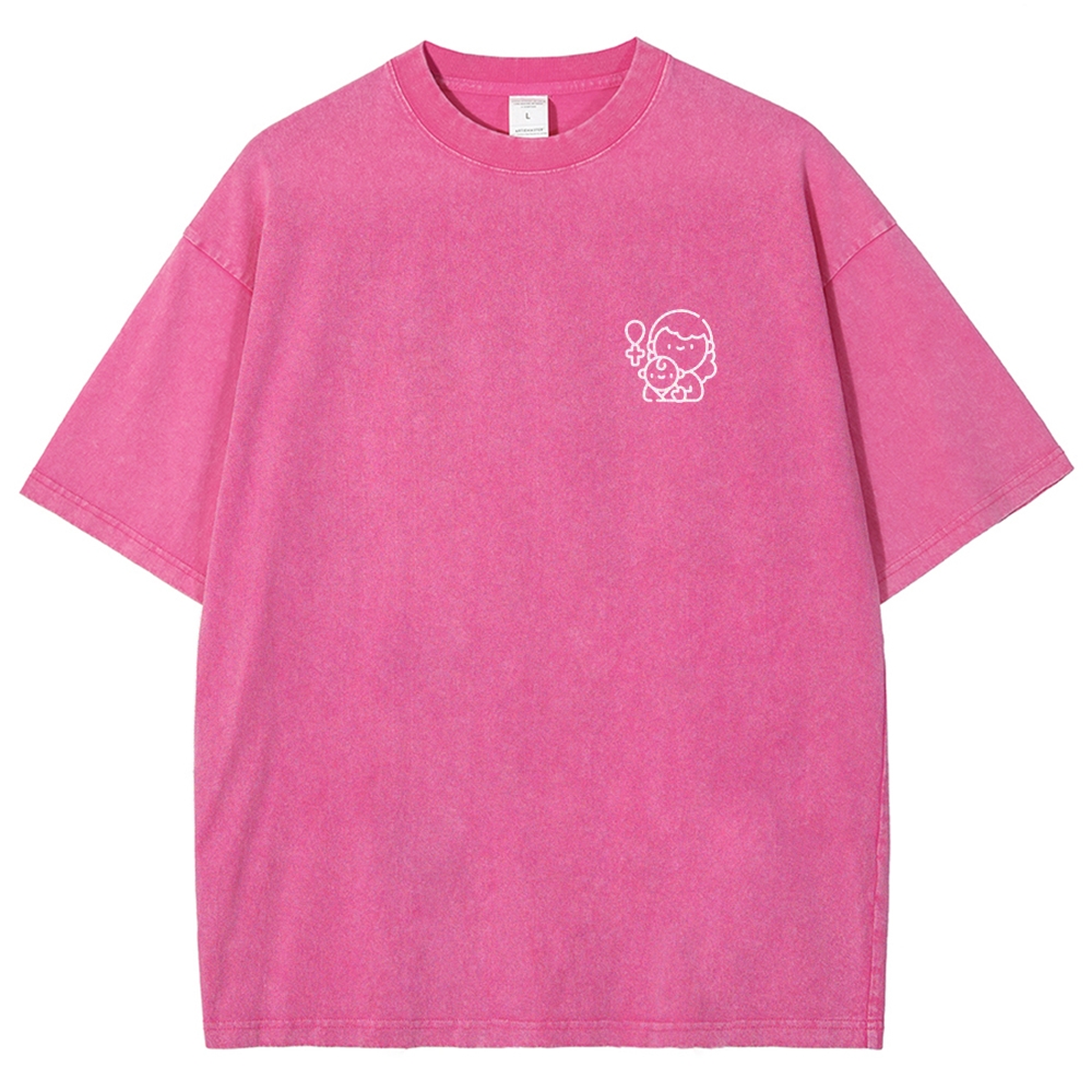 Godmother Unisex Fit Washed T-Shirt-moweekender