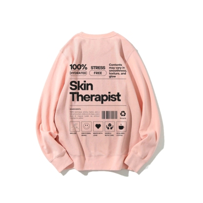 Skin Therapist Crew Neck Long Sleeve Sweatshirt-moweekender