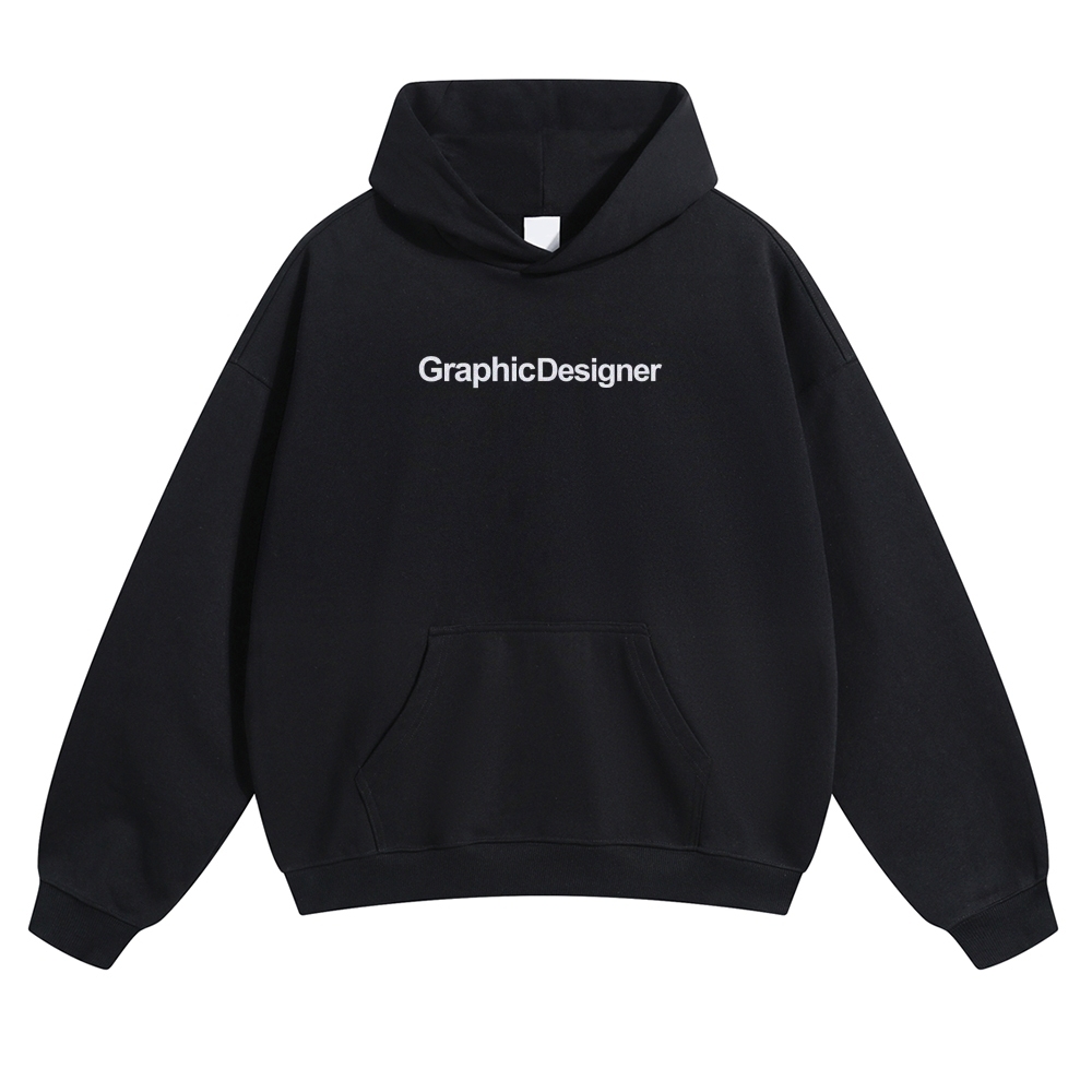 Graphic Designer Unisex Casual Anime Print Hoodie-moweekender