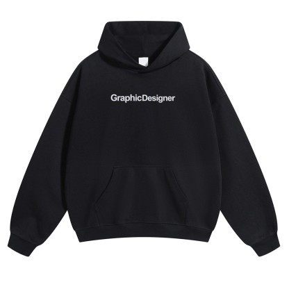 Graphic Designer Unisex Casual Anime Print Hoodie-moweekender