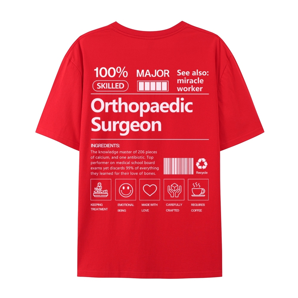 Orthopaedic Surgeon Casual Short Sleeve T-Shirt-moweekender