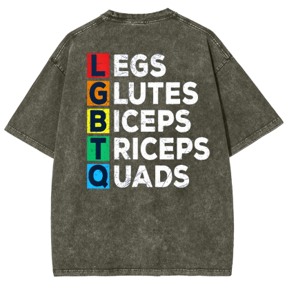 Legs Unisex Vintage Washed Short Sleeve T-Shirt-moweekender