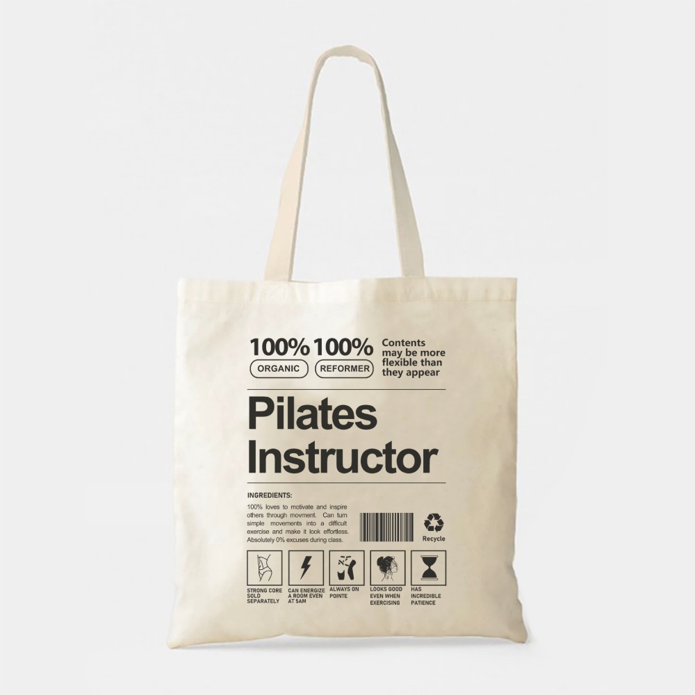 Pilates Instructor Tote Bag-moweekender